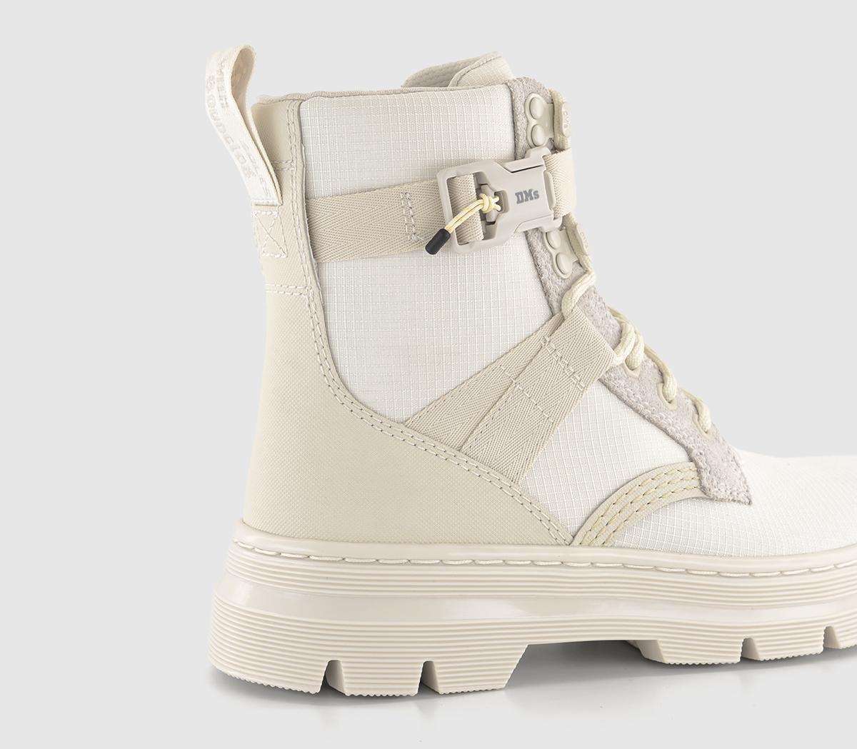 Dr. Martens Combs Tech II Boots Dr. Martens Combs Tech II Boots Off White Poly Ripstop