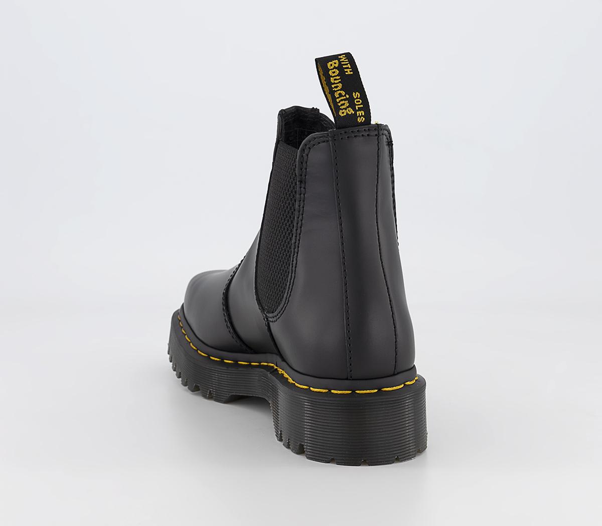 Dr. Martens 2976 Bex Chelsea Squared Boots Black Polished Smooth