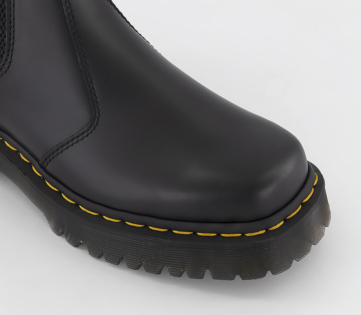 Dr. Martens2976 Bex Chelsea Squared BootsBlack Polished Smooth