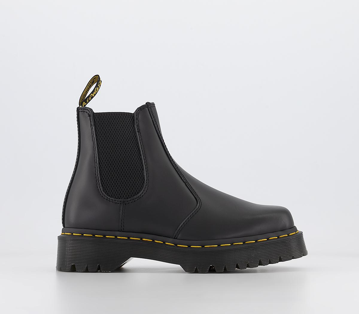 Dr. Martens 2976 Bex Chelsea Squared Boots Black Polished Smooth ...