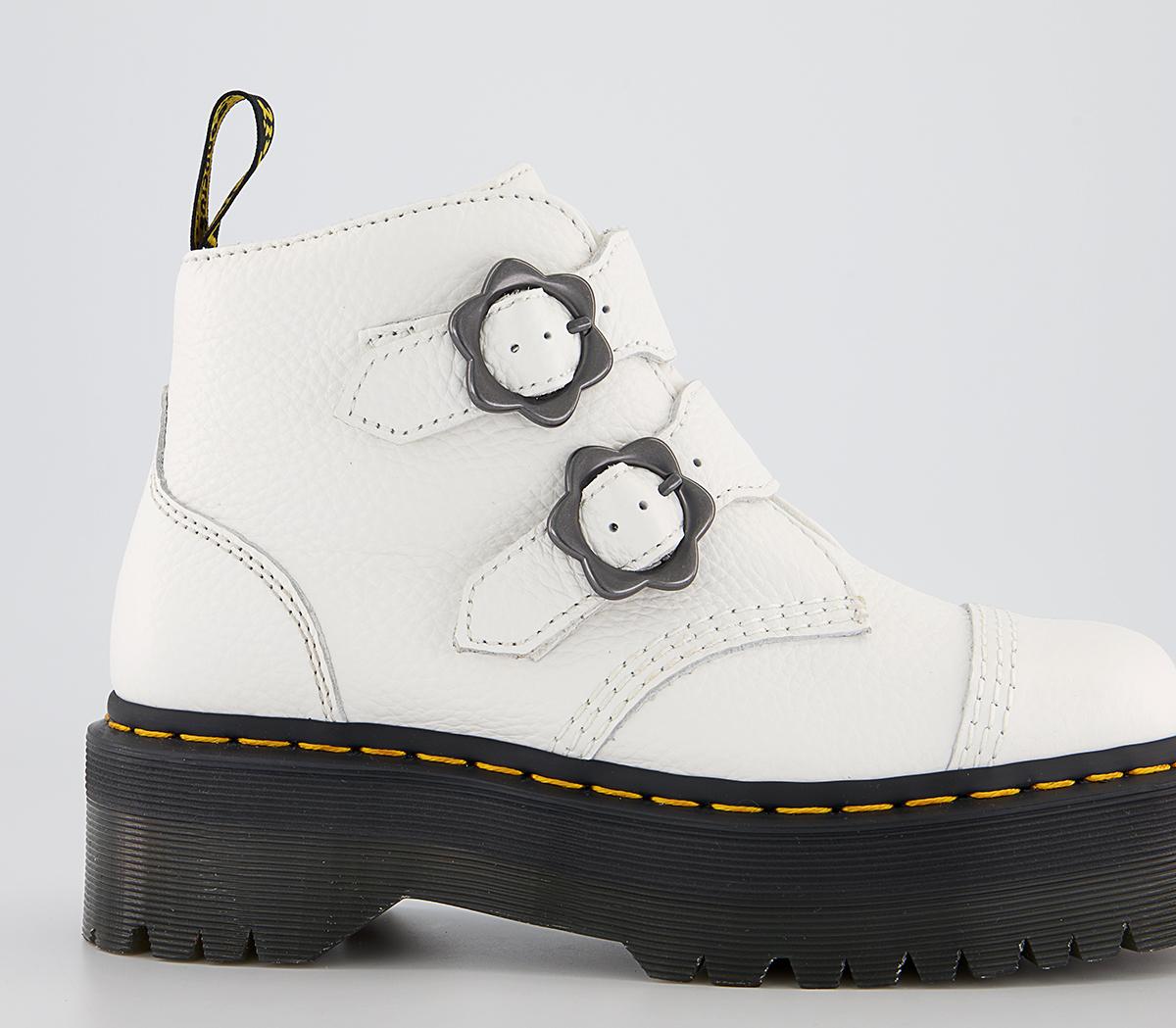 Dr. MartensDevon Flower BootsWhite