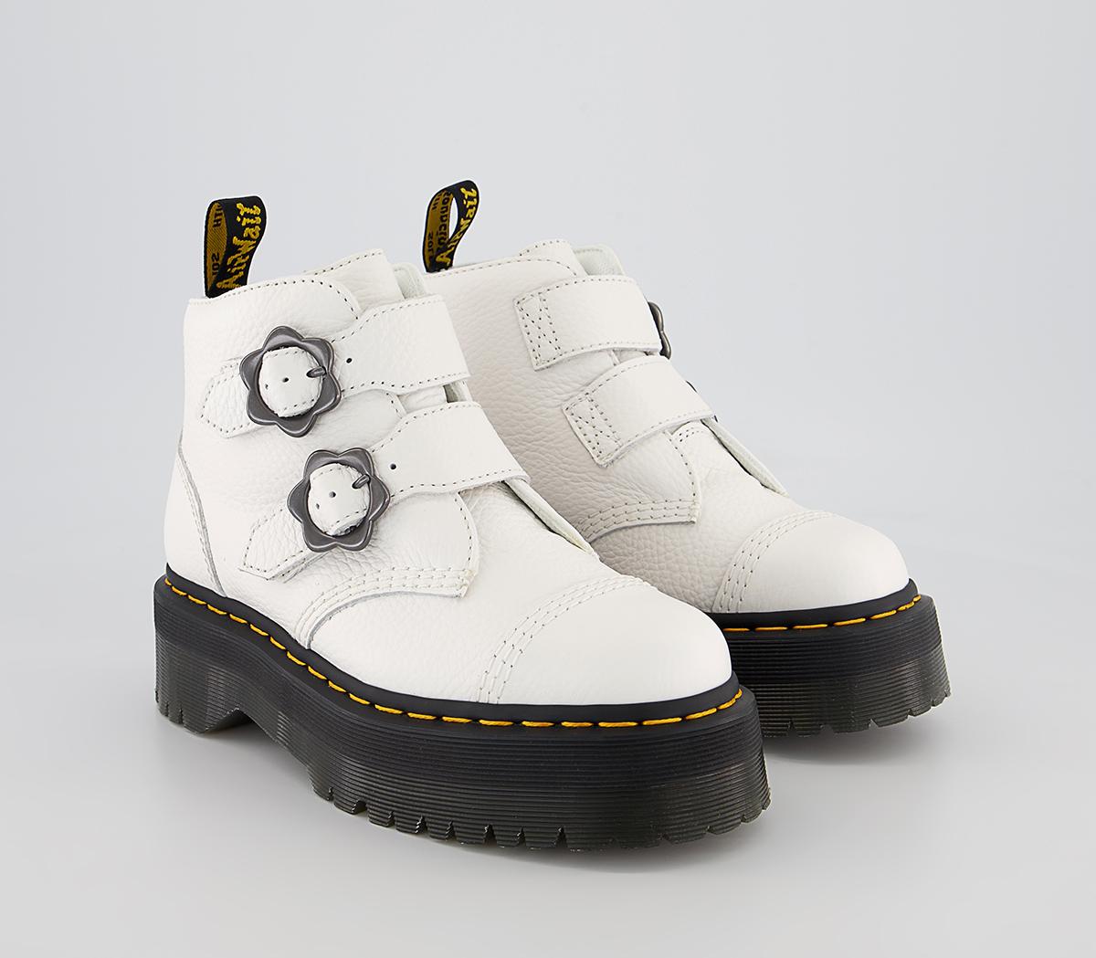 Dr. MartensDevon Flower BootsWhite