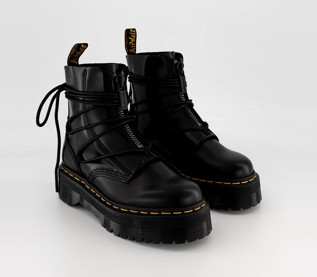 Dr. Martens Jarrick III Boots Black Smooth Black Paris - Women's Ankle ...