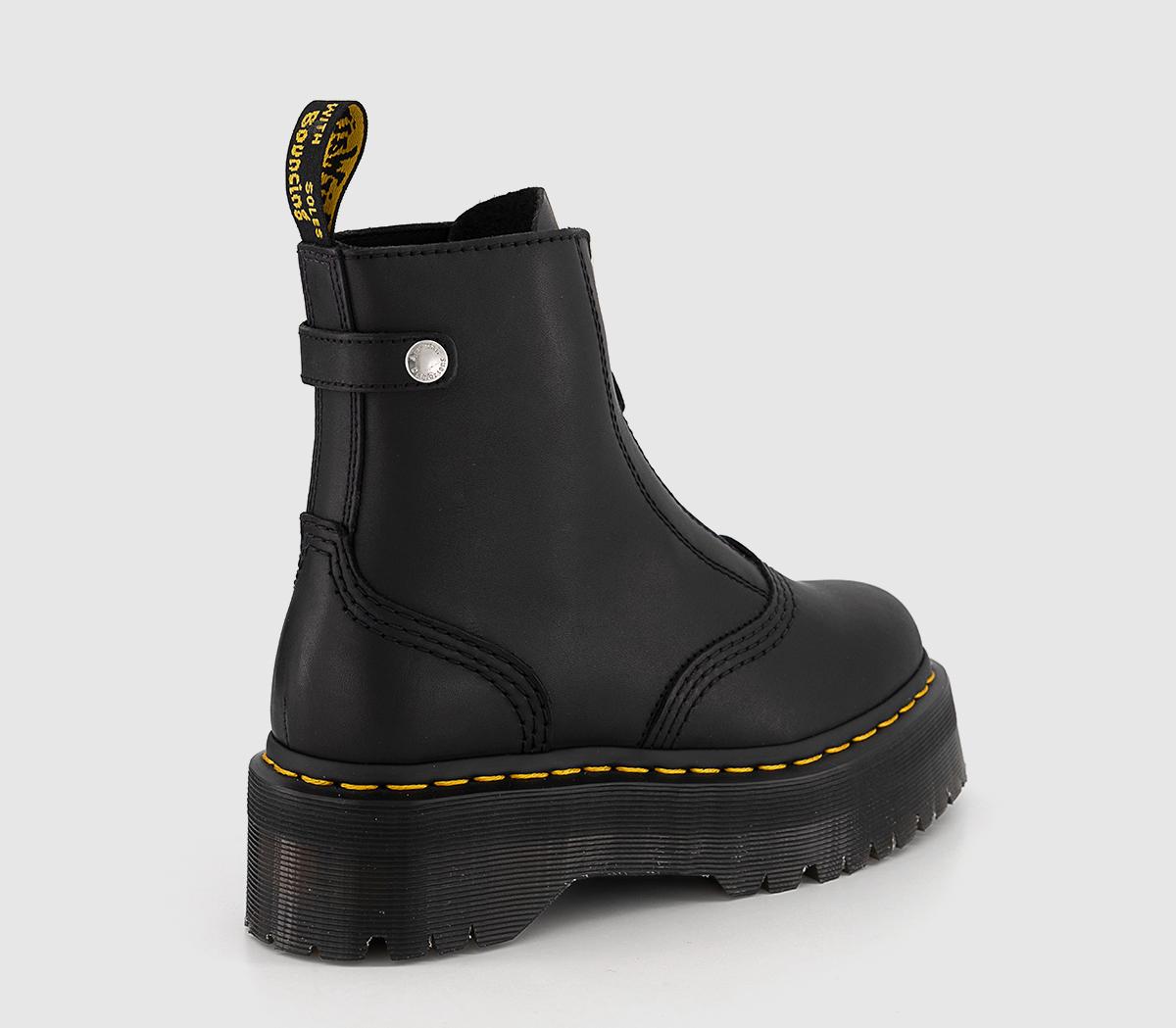 Dr. MartensJetta Zip Front BootsBlack
