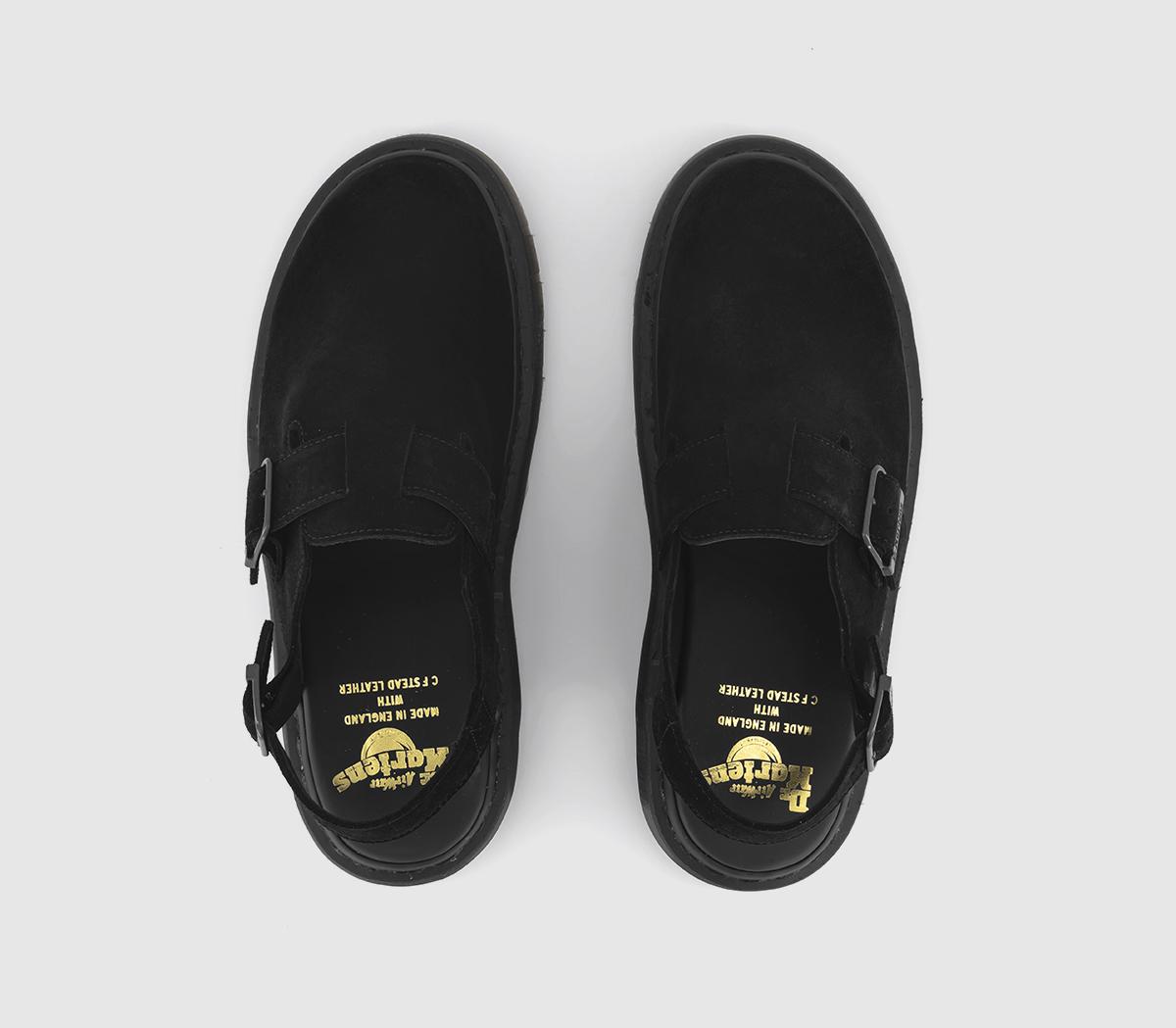 Dr. Martens Jorge shearling Mules Dr. Martens Jorge shearling Mules Black Repello Calf Suede