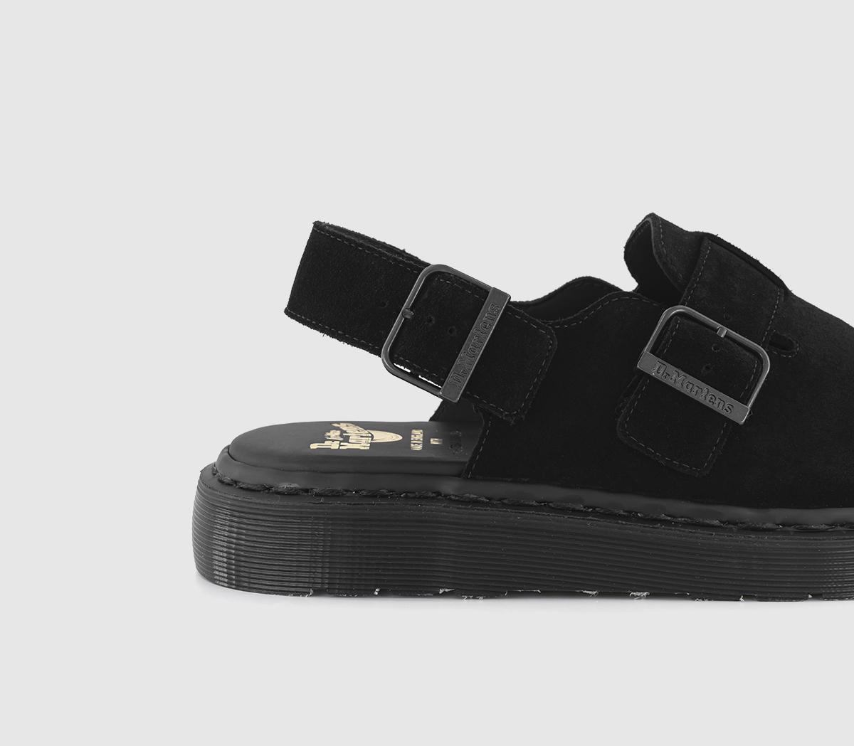 Dr. Martens Jorge shearling Mules Dr. Martens Jorge shearling Mules Black Repello Calf Suede