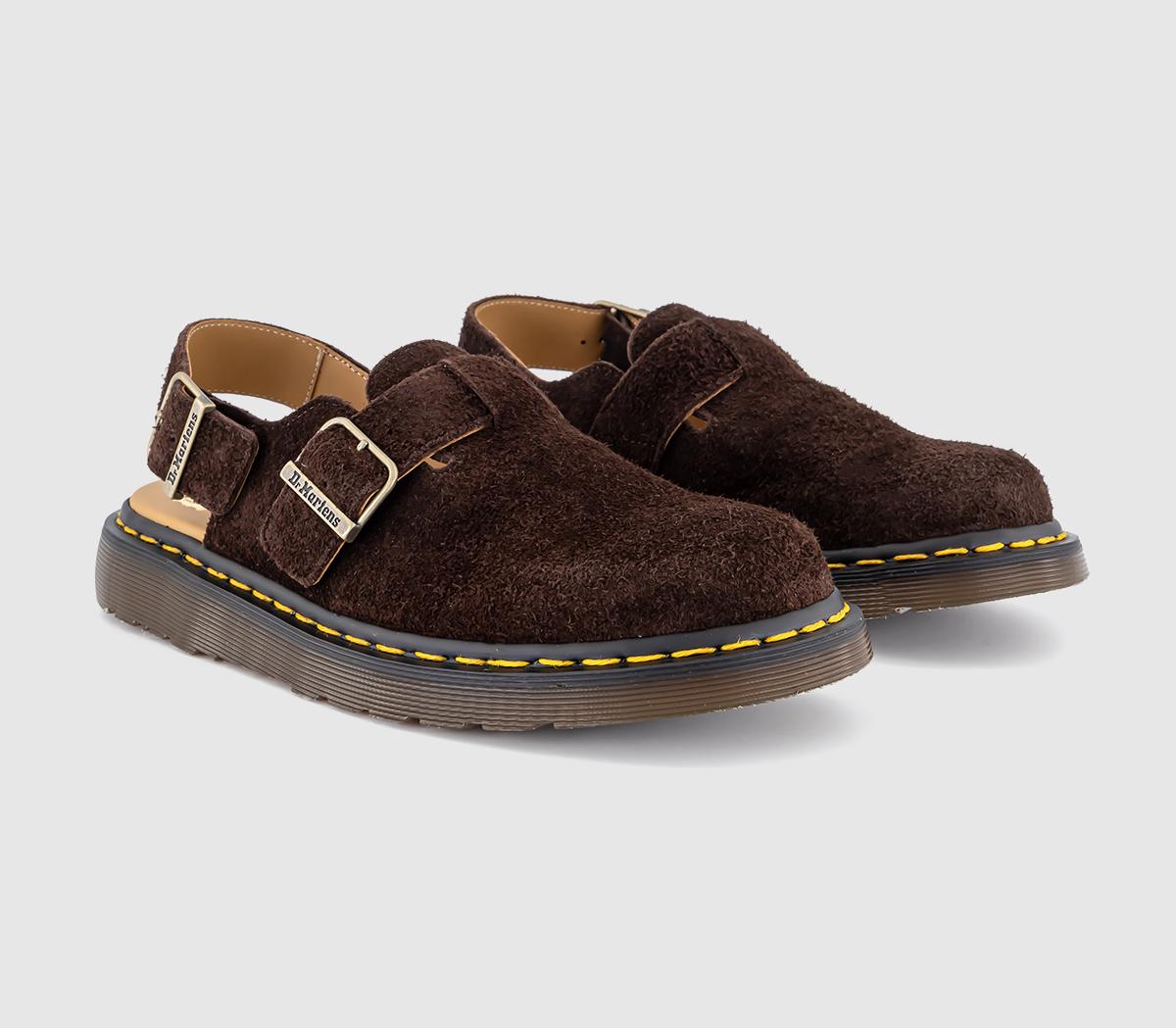 Dr. MartensJorge Shearling MulesDark Brown Desert Oasis Suede