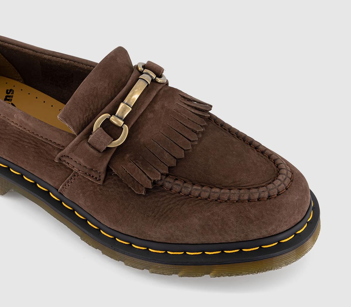 Dr. Martens Adrian Snaffle Loafers Dark Brown - Men's Casual Shoes