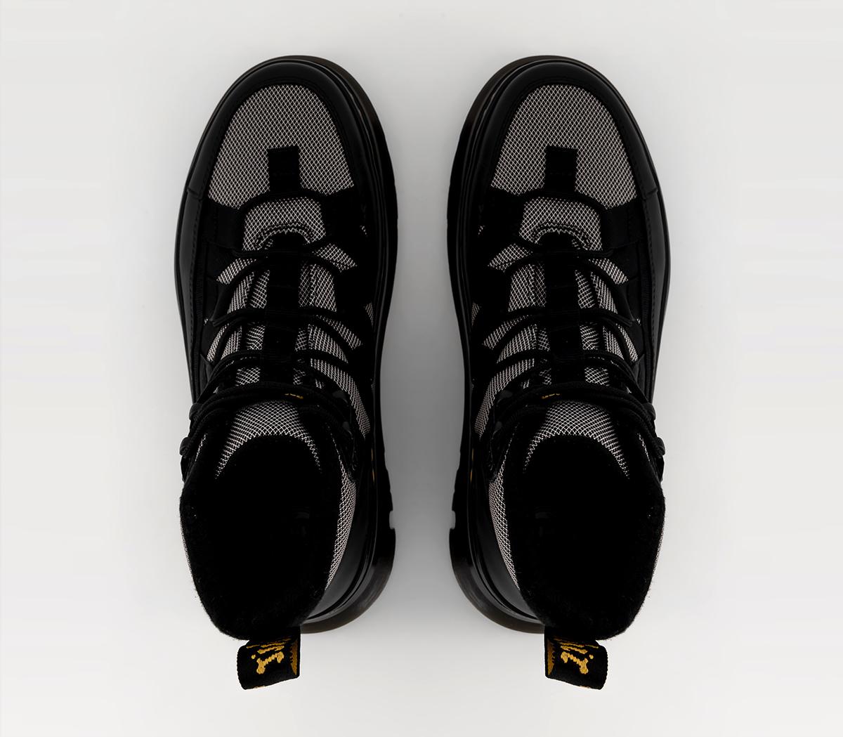 Dr. Martens Boury Boots Black Zinc - Men's Boots