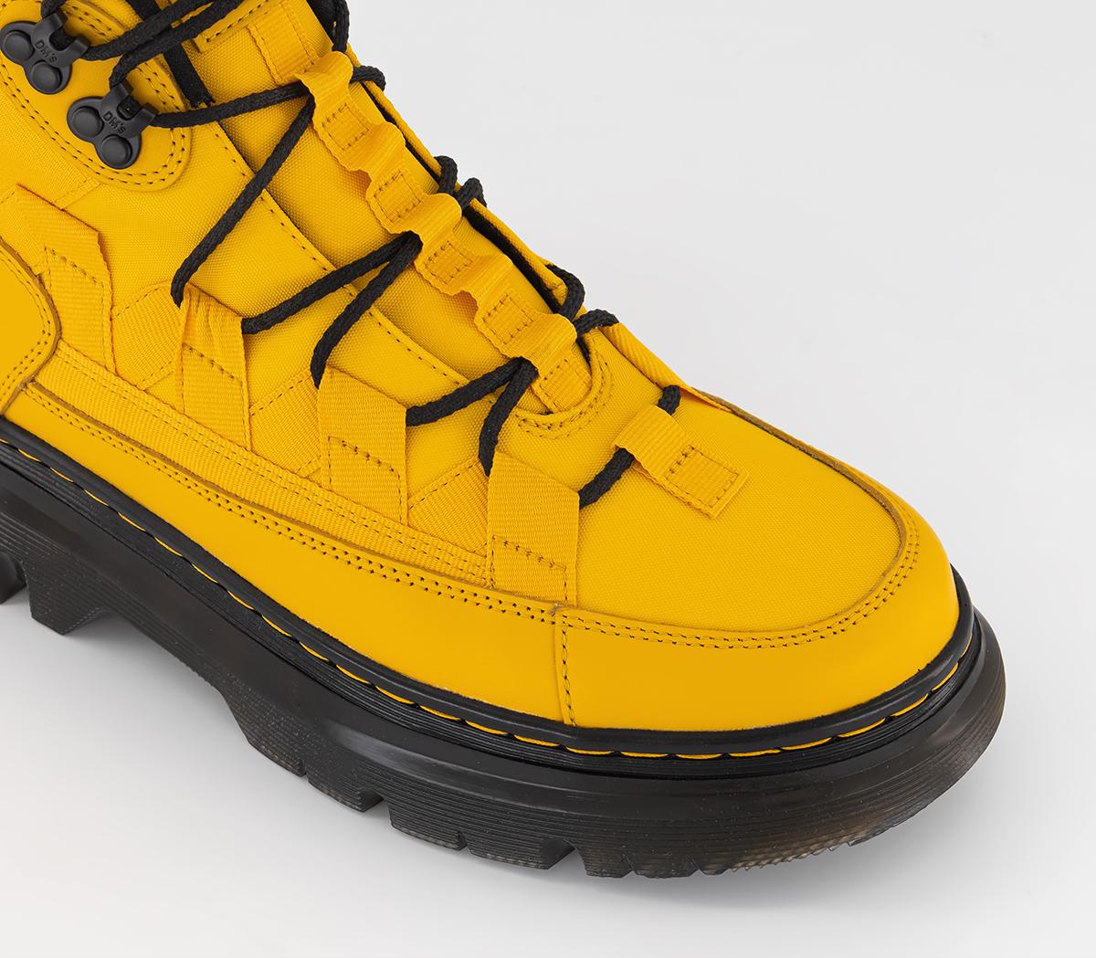 Dr. Martens Boury Boots Dms Yellow Cyclone Nylon Men’s Boots