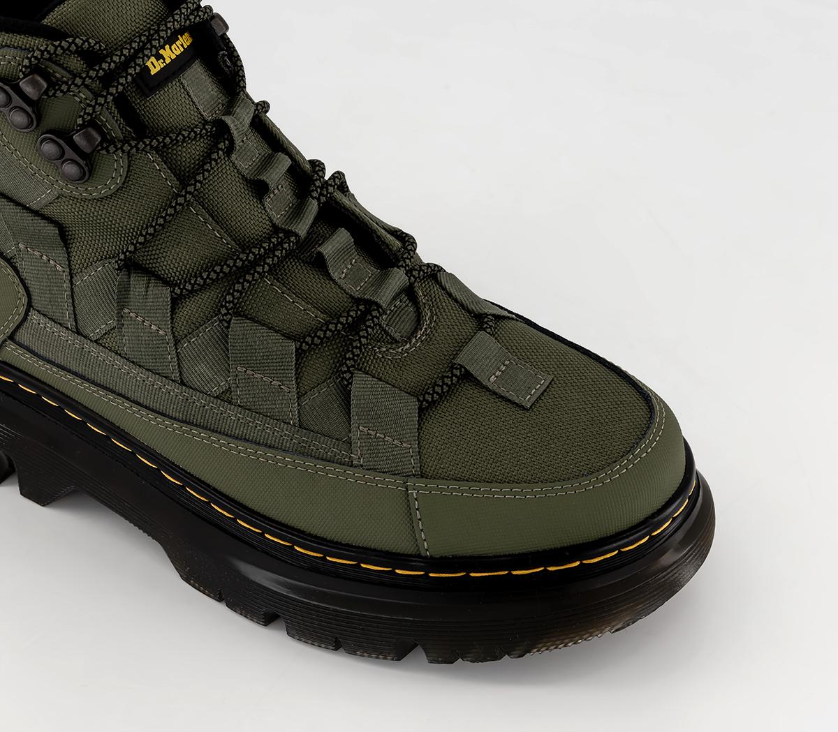 【美品】Dr.Martens BOURY カーキグリーン UK5／箱・タグ付き 美品】Dr.Martens BOURY カーキグリーン UK5／箱・タグ付き