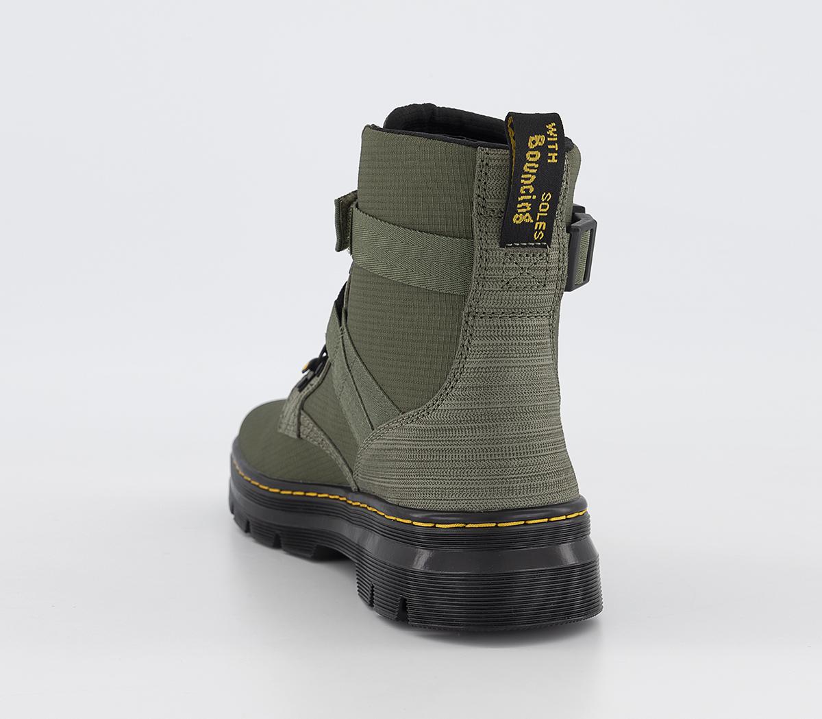 Dr. Martens Combs Tech Ii Boots Khaki Green - Men’s Boots