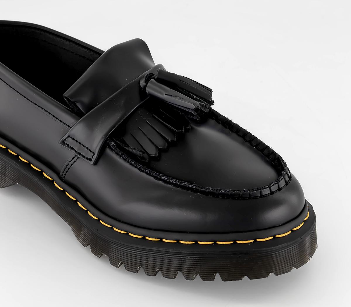 Dr. Martens Adrian Bex Loafers Black Smooth - Men's Smart Shoes