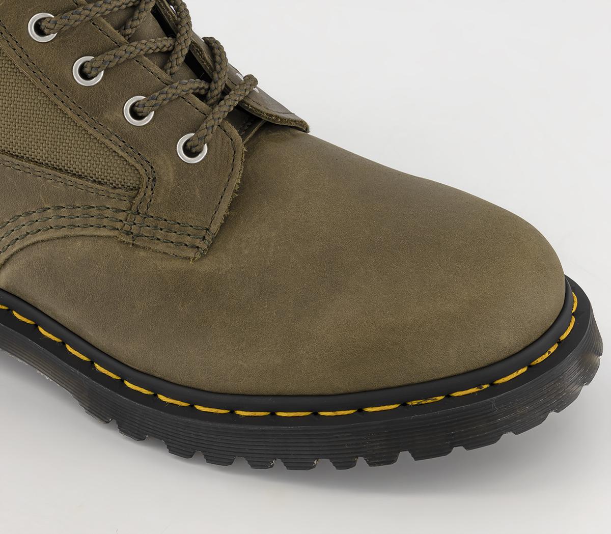 Dr. Martens 101 Streeter Boots Olive - Men's Boots