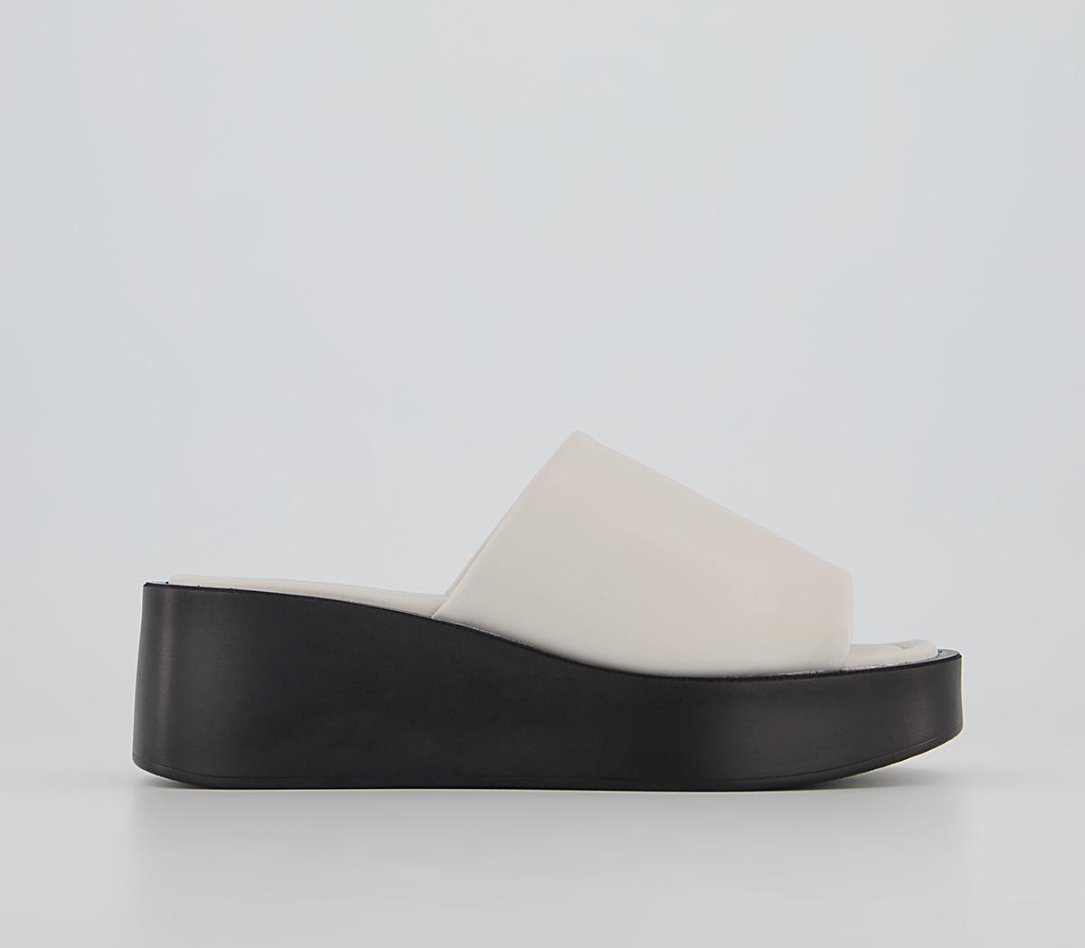 OfficeMaggie Flatform Mules OfficeMaggie Flatform MulesWhite