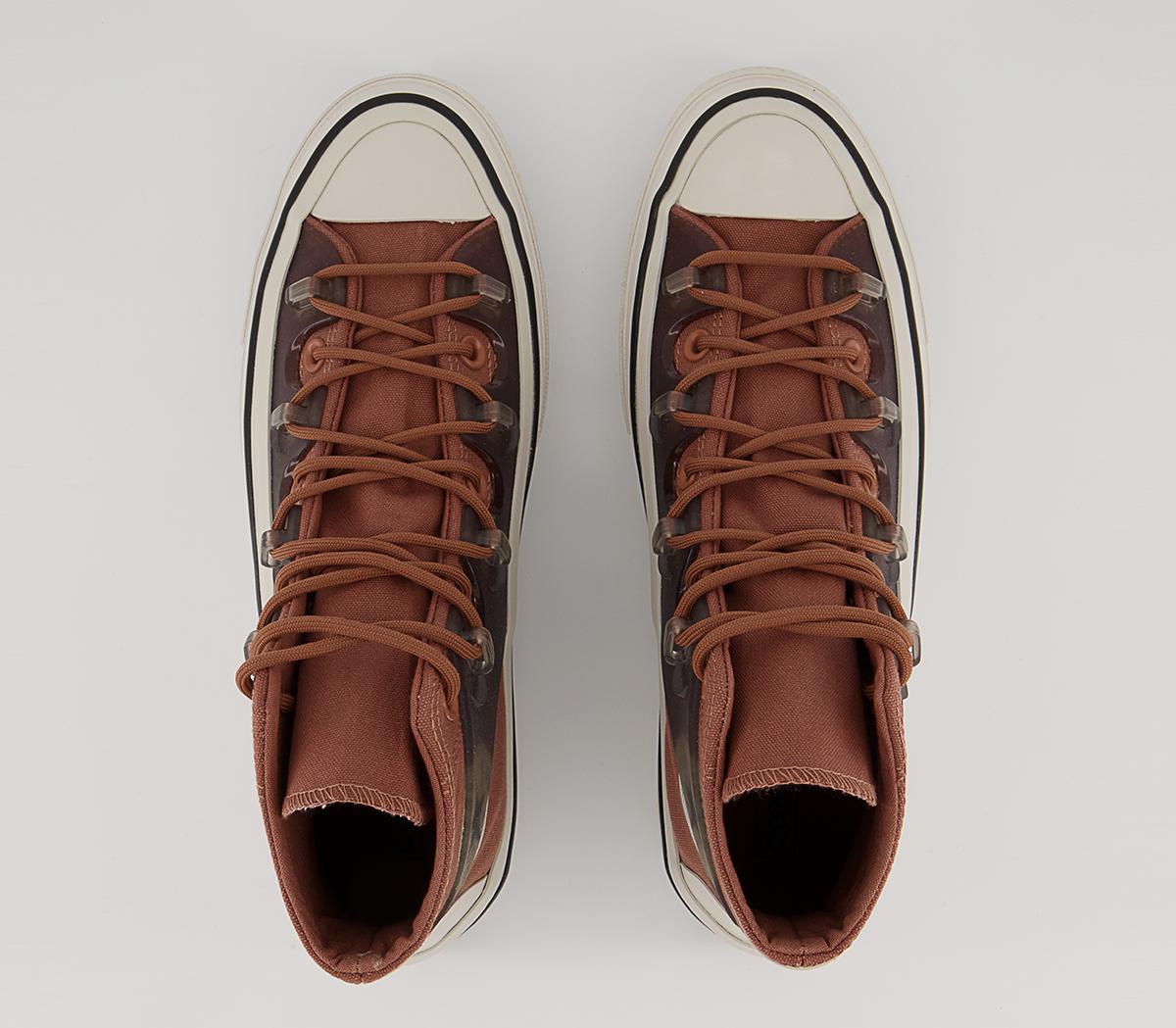 Converse Chuck 70 Utility Trainers Converse Chuck 70 Utility Trainers Mineral Clay Light Bone Black