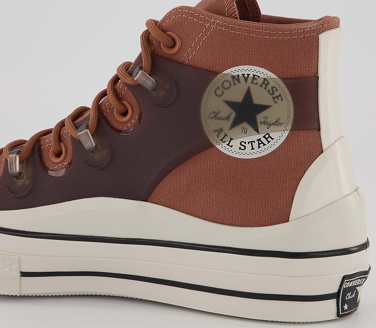 Converse Chuck 70 Utility Trainers Converse Chuck 70 Utility Trainers Mineral Clay Light Bone Black