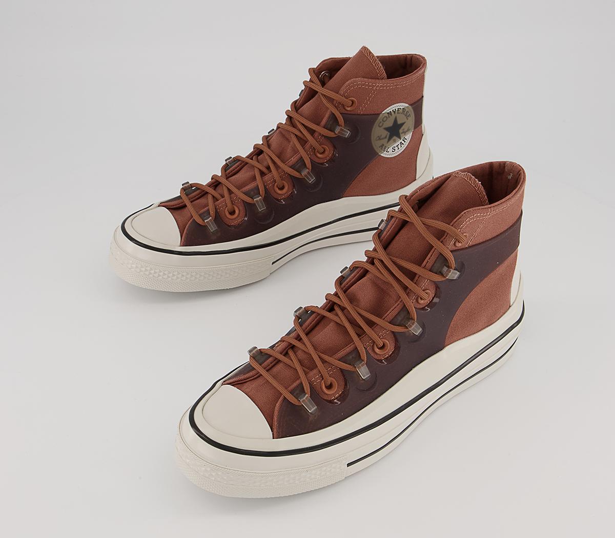 Converse Chuck 70 Utility Trainers Converse Chuck 70 Utility Trainers Mineral Clay Light Bone Black