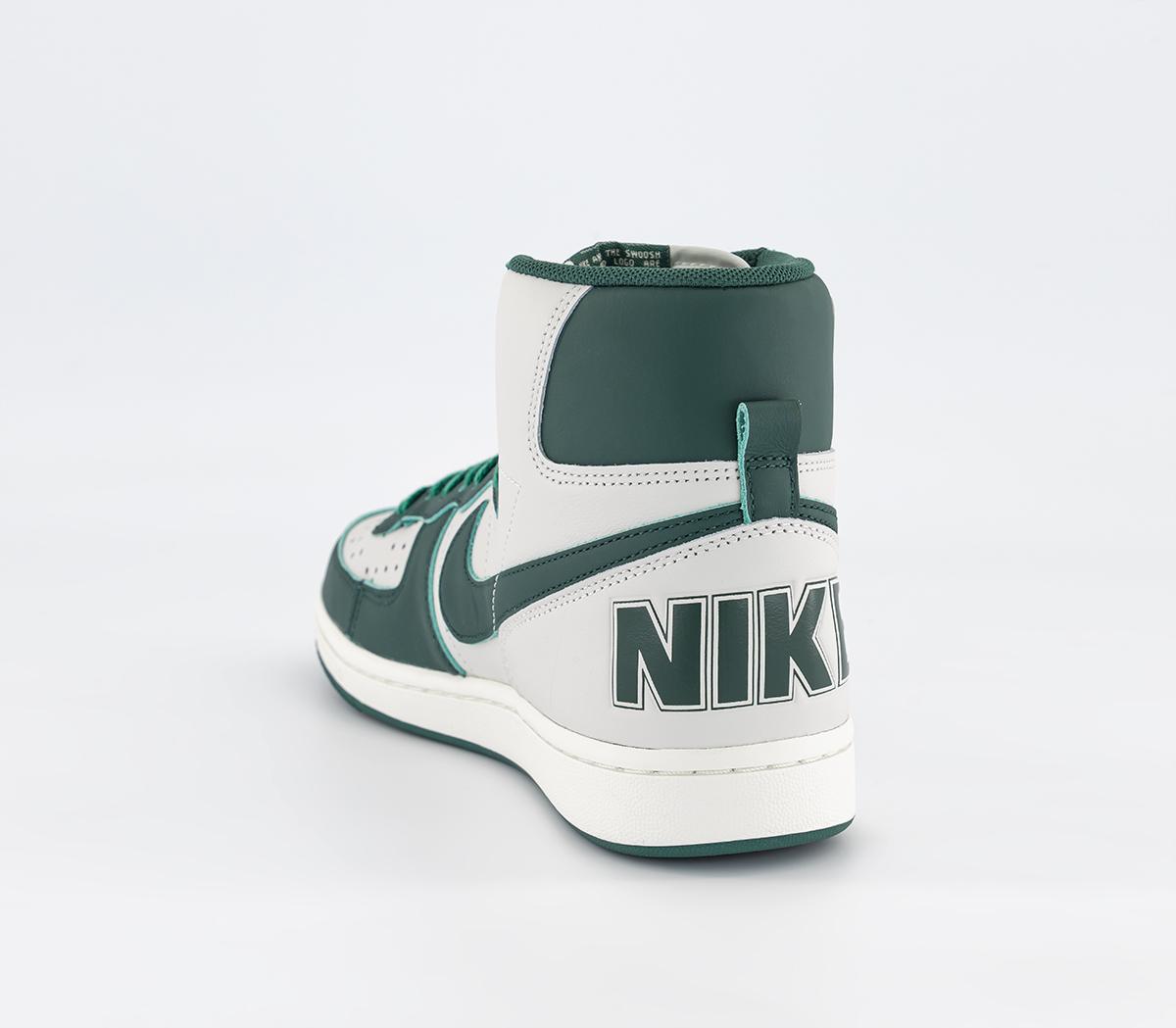 NikeTerminator High TrainersSwan Noble Green Sail Washed Green