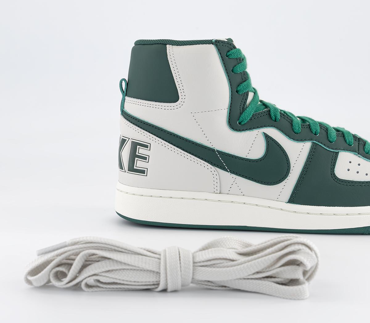NikeTerminator High TrainersSwan Noble Green Sail Washed Green