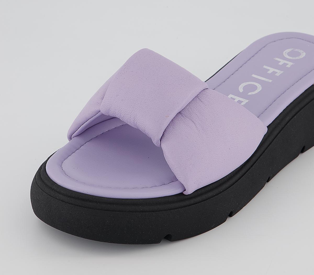 Office Sunny Padded Flatform Sandals Office Sunny Padded Flatform Sandals Lilac Leather