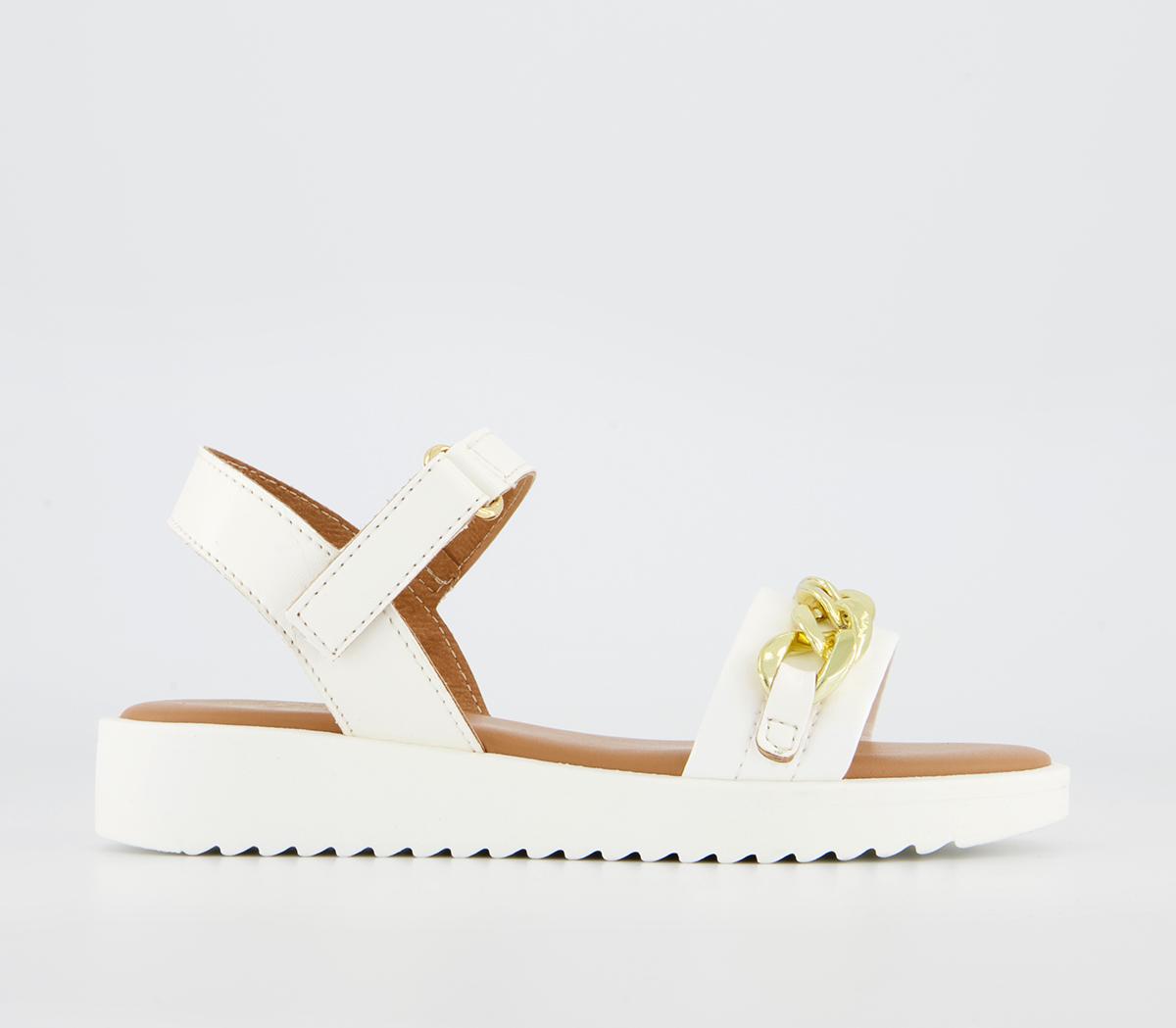 Earthchild Storm Youth Chain Sandals White