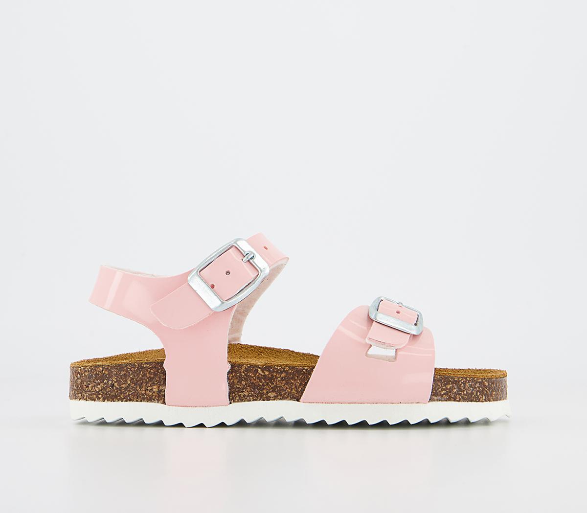 Earthchild Sunray Junior Double Buckle Strap Sandals Pink