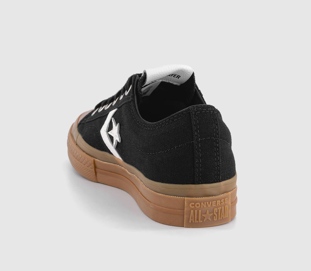 Converse Star Player 76 Trainers Converse Star Player 76 Trainers Black Vintage White Gum