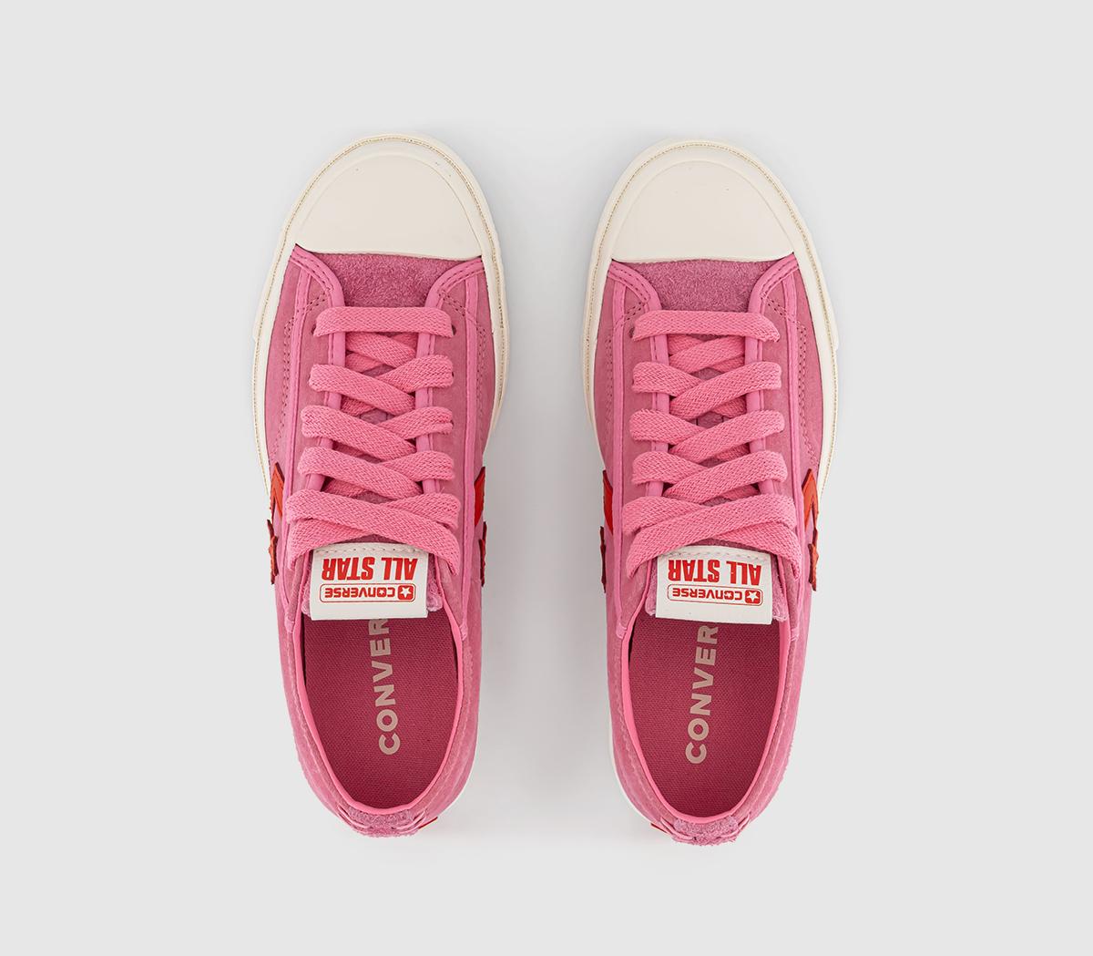 Converse Star Player 76 Trainers Pink Fever Dream Egret - Women's Trainers