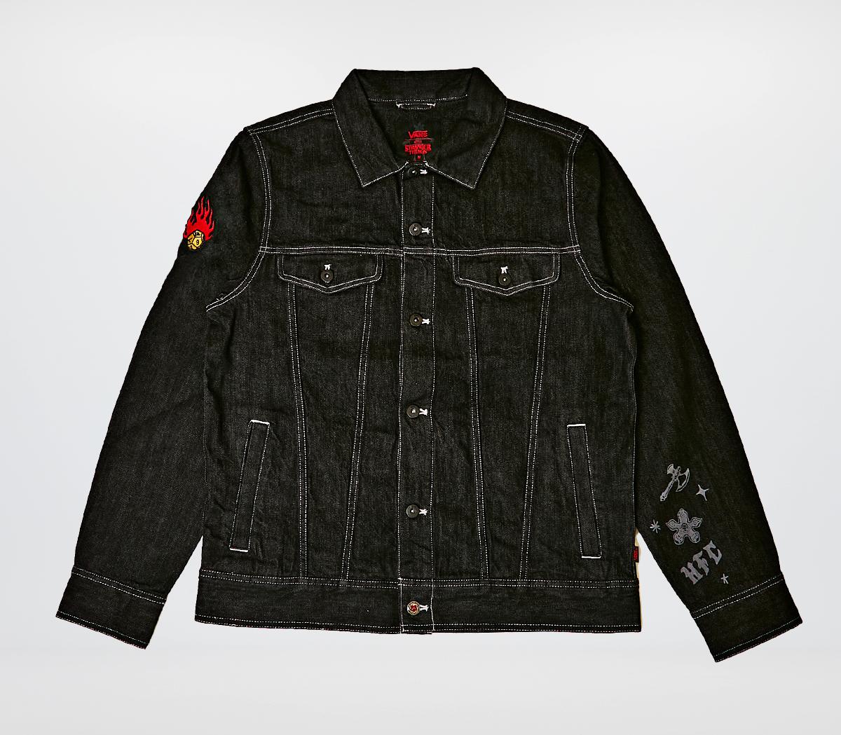 Vans black denim store jacket