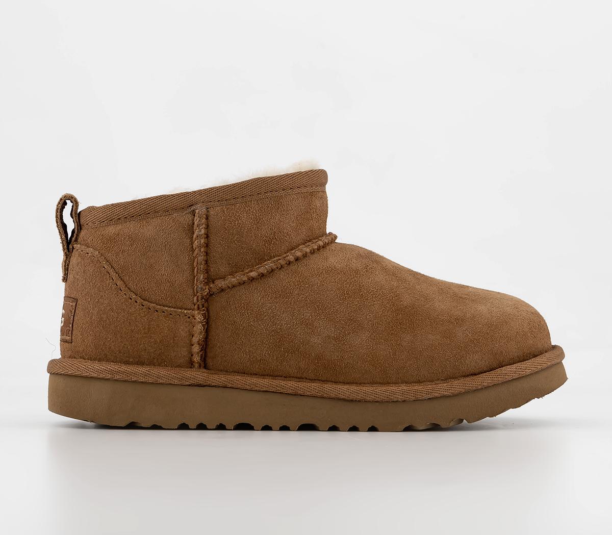 UGG Classic Kids Ultra Mini II Boots Chestnut Unisex