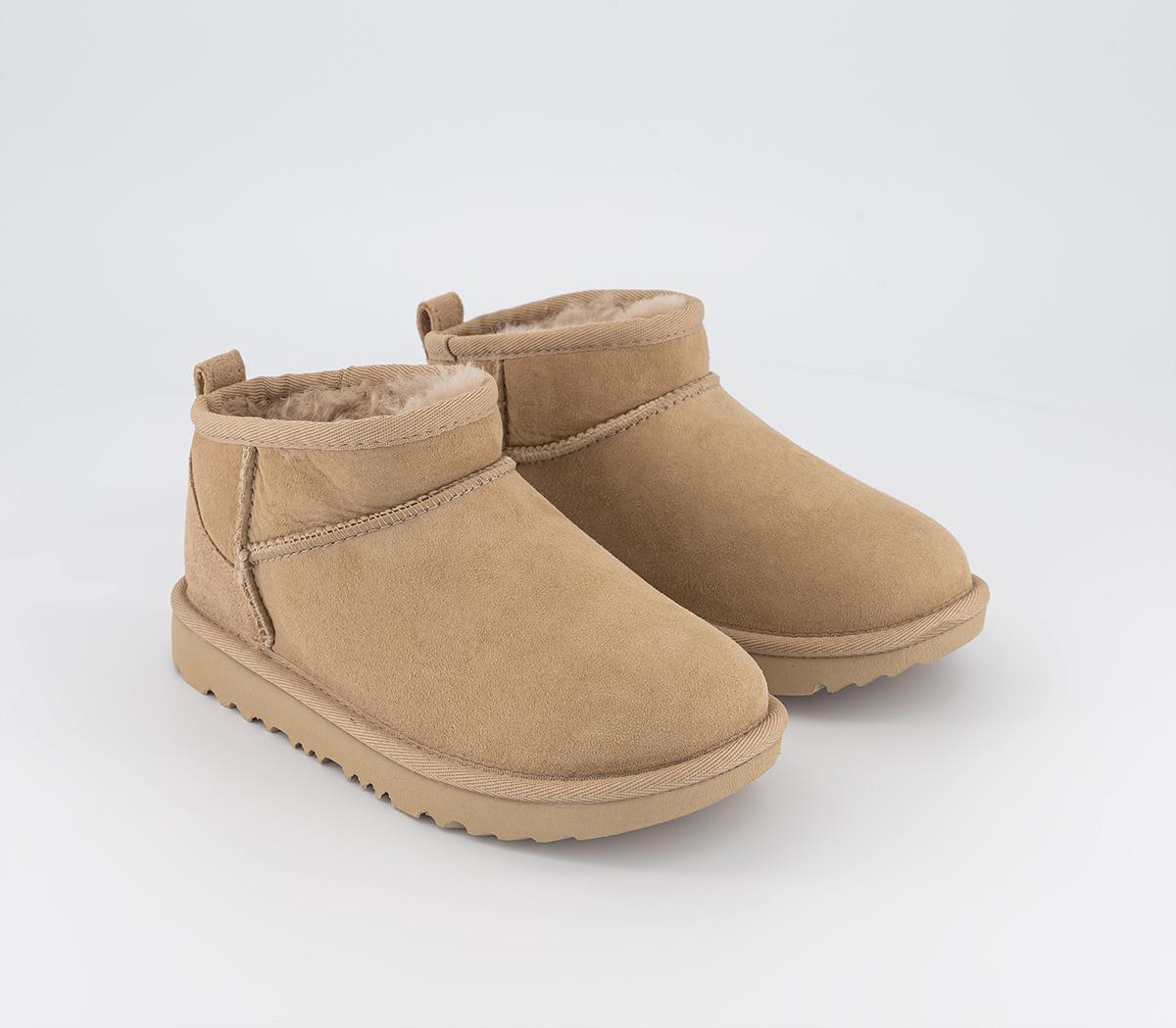 UGG Classic Kids Ultra Mini II Boots Driftwood - Unisex