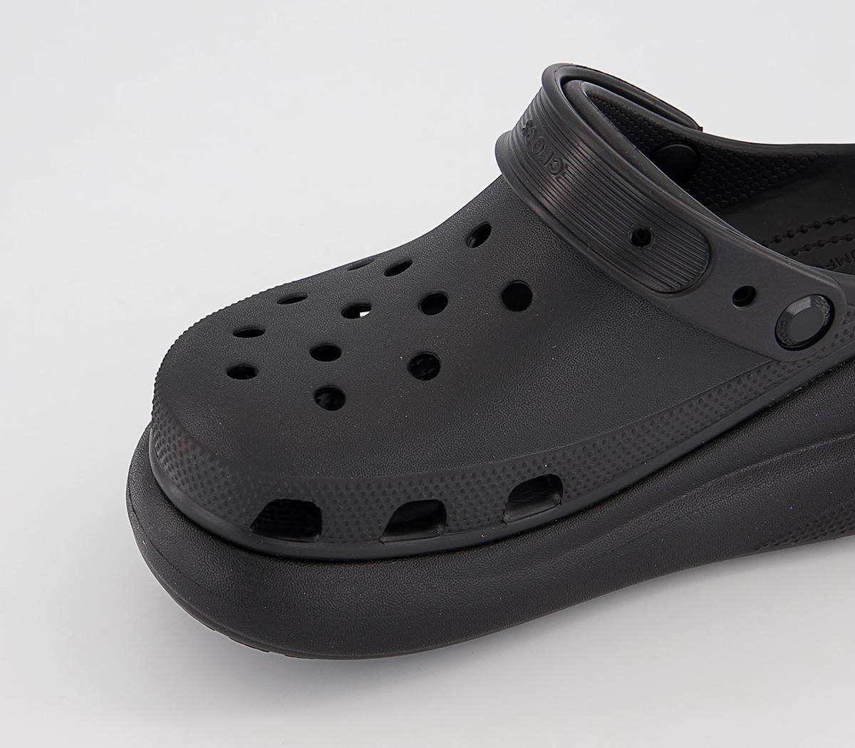 Crocs Classic Crush Clogs Black - Women’s Sandals