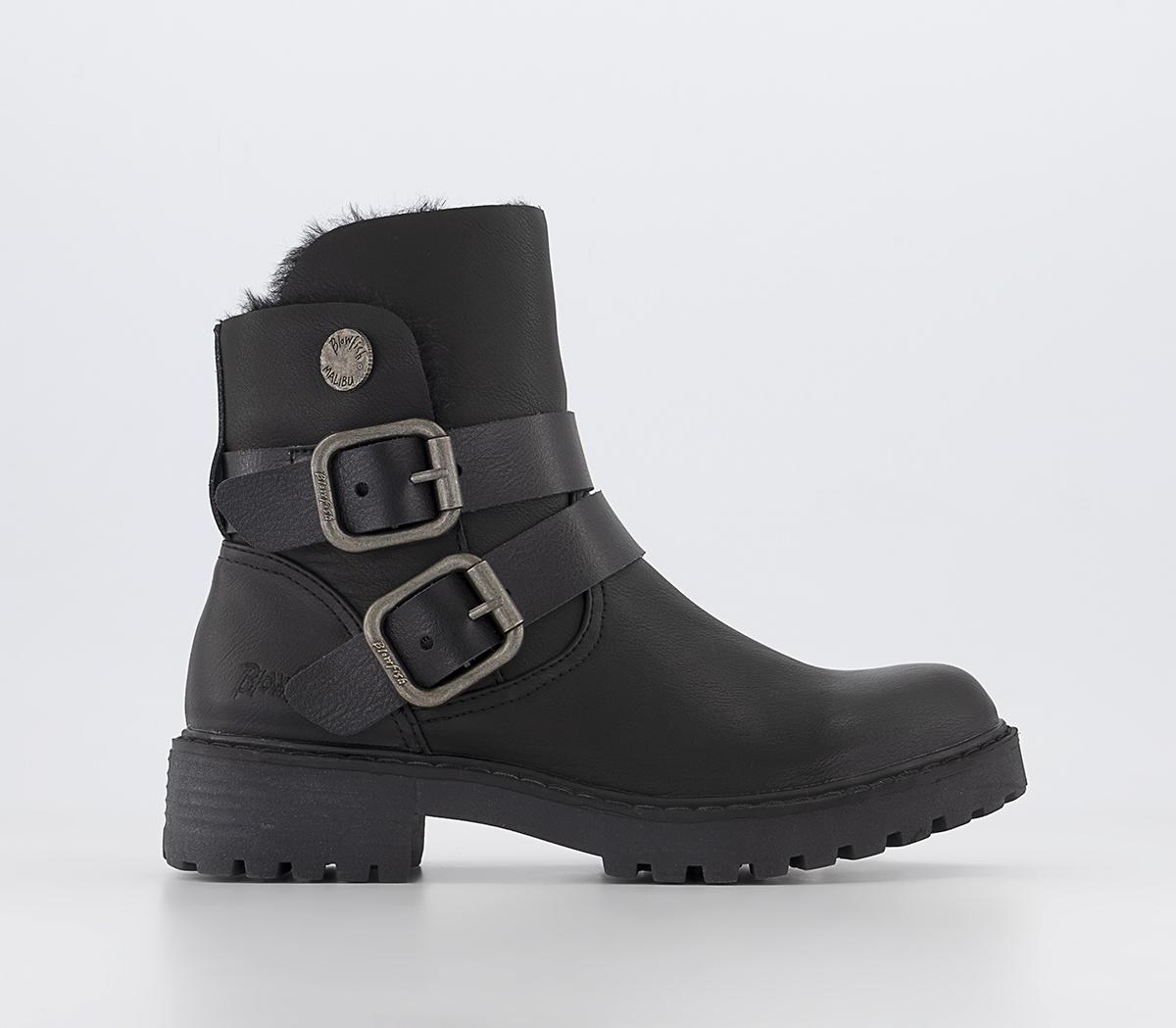 Blowfish MalibuRoyal Shr Buckle BootsBlack