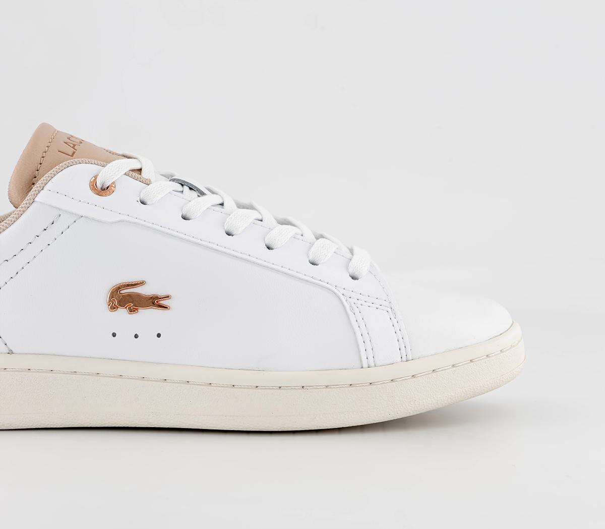 Lacoste Carnaby Evo Trainers White Off White - Women's Trainers