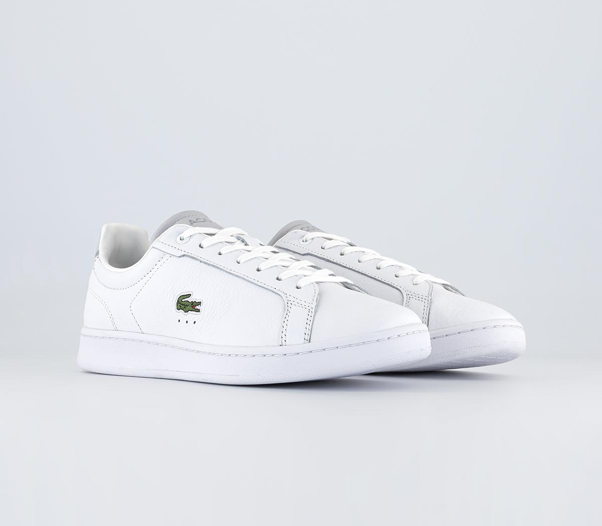 Lacoste Carnaby Pro Trainers White Light Grey, 7