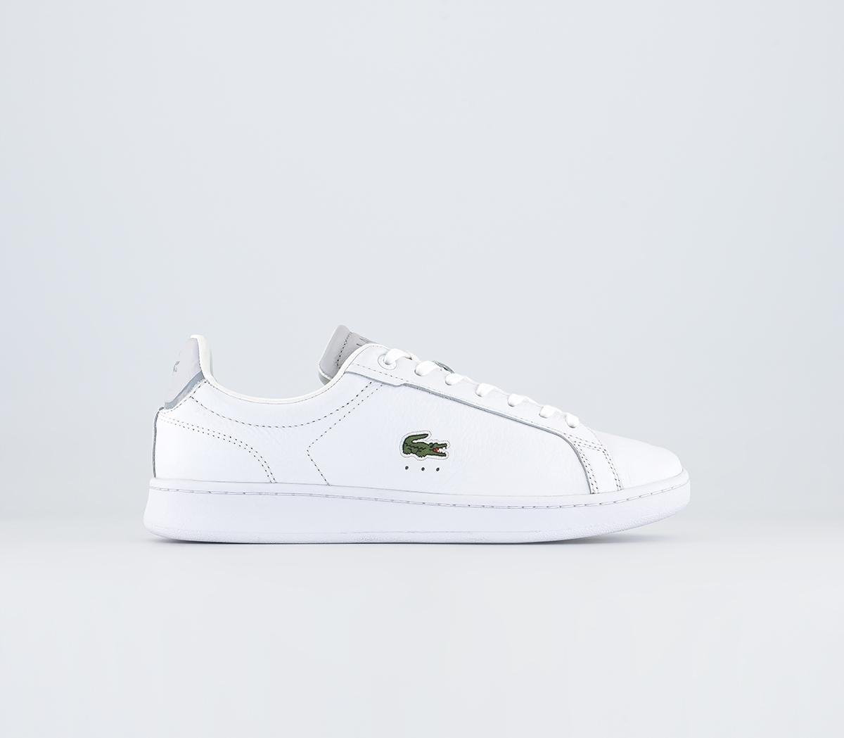 LacosteCarnaby Pro Trainers White Light Grey