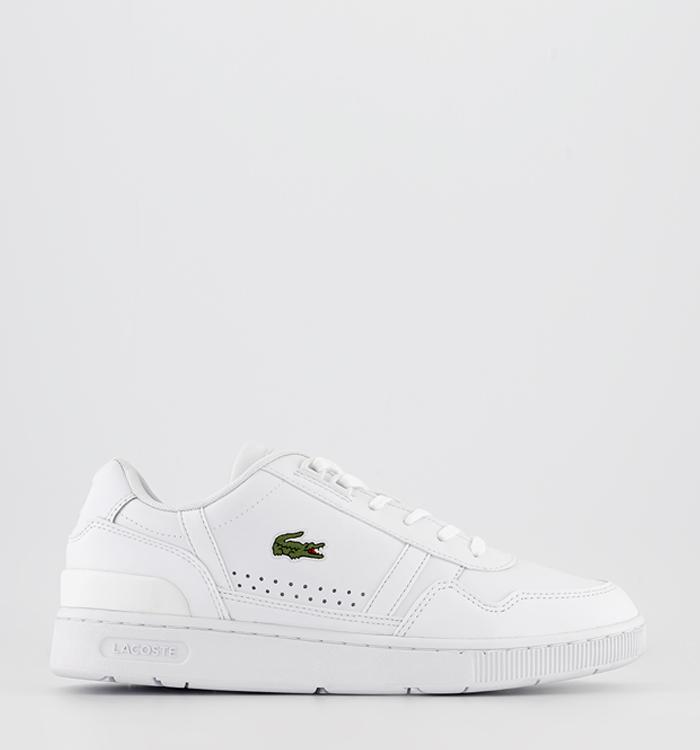 Lacoste white outlet trainers sale