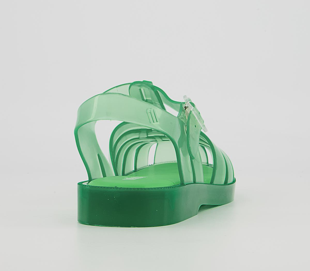 Melissa Possession Sandals Melissa Possession Sandals Green Trans