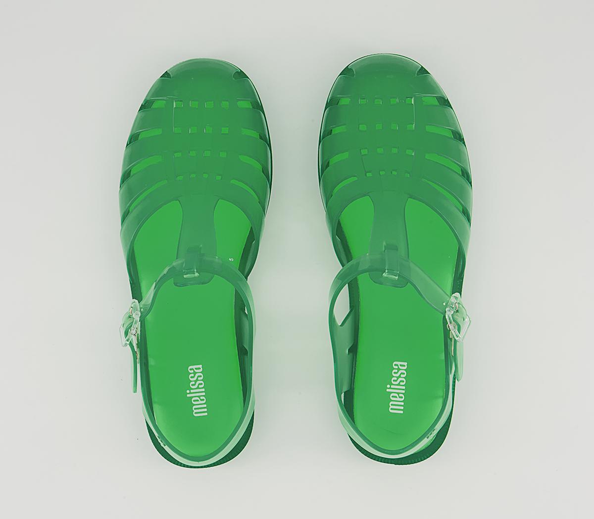 Melissa Possession Sandals Melissa Possession Sandals Green Trans