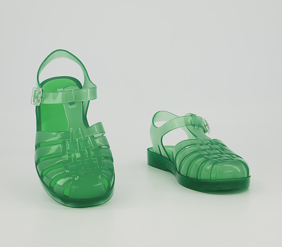 Melissa Possession Sandals Melissa Possession Sandals Green Trans