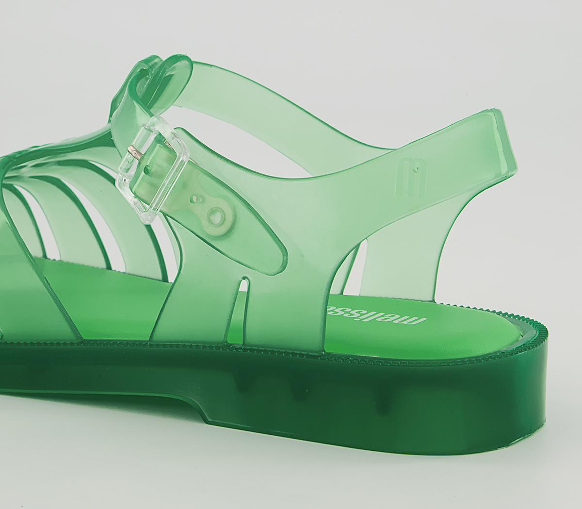 Melissa Possession Sandals Melissa Possession Sandals Green Trans