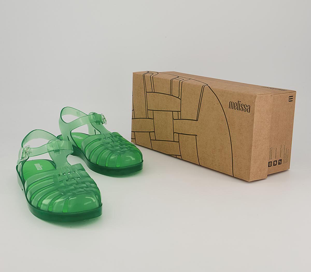 Melissa Possession Sandals Melissa Possession Sandals Green Trans