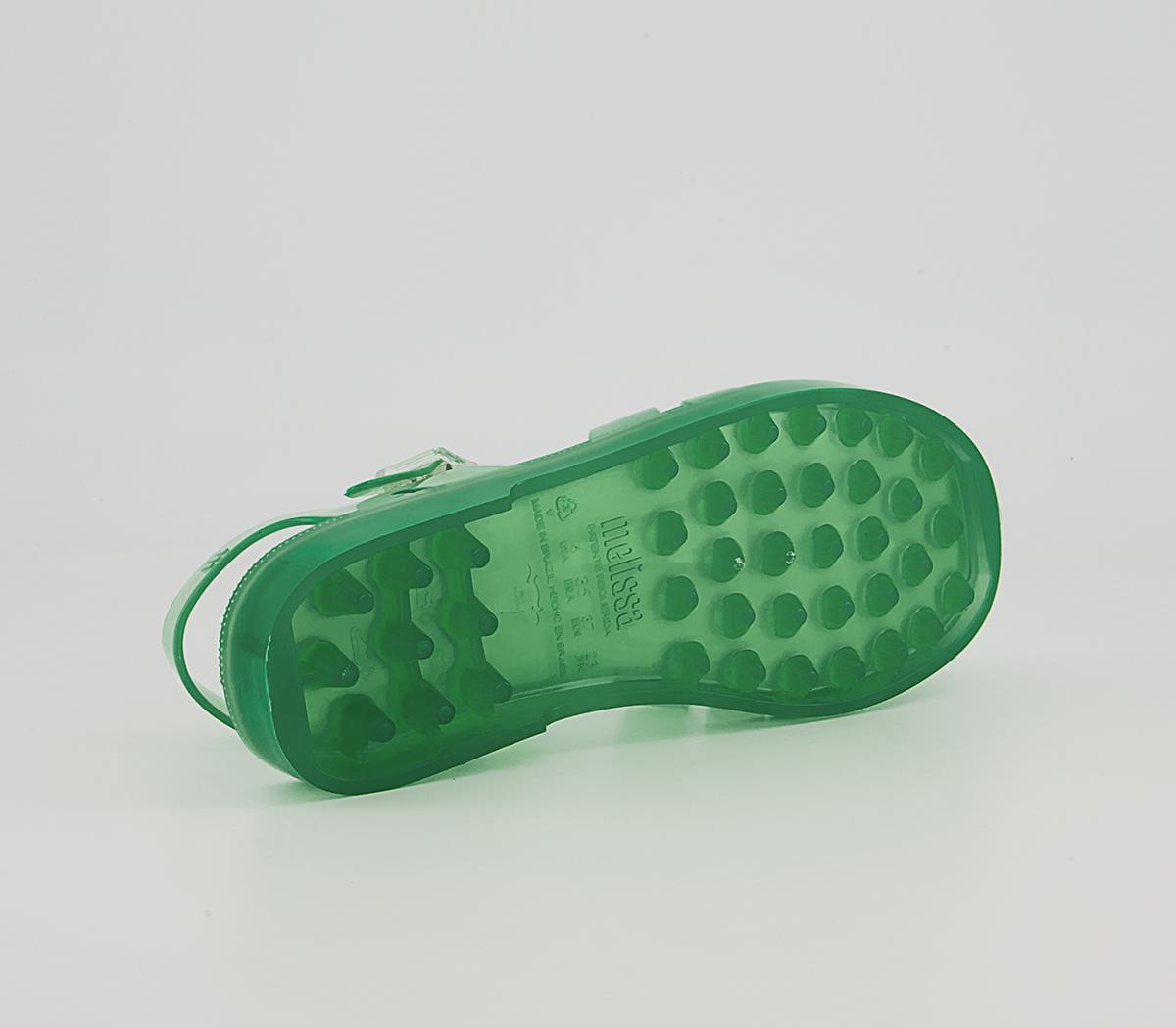 Melissa Possession Sandals Melissa Possession Sandals Green Trans