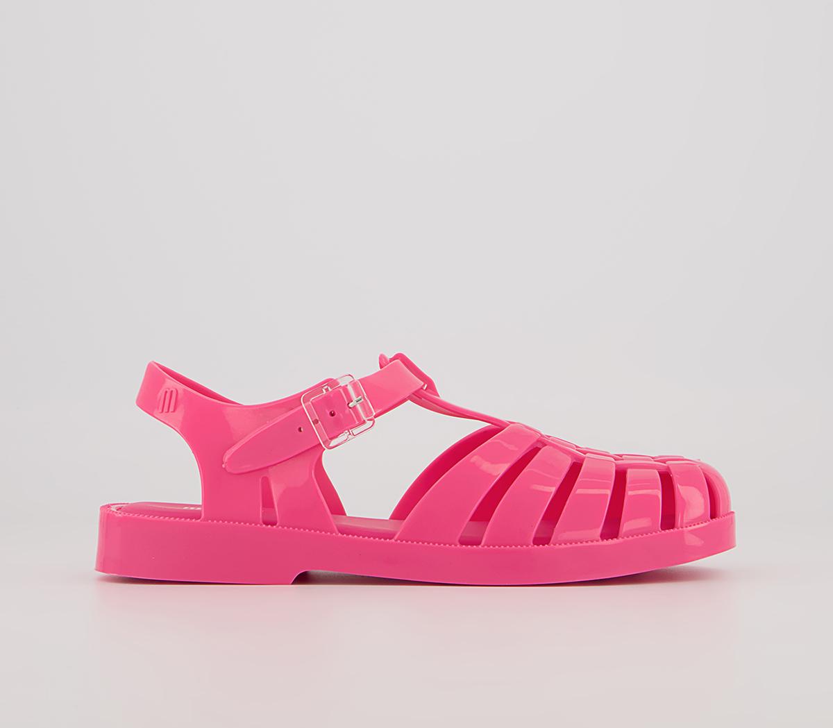 Melissa Possession Sandals Bright Pink Women s Sandals