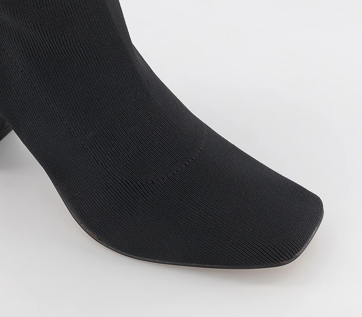 OFFICEAngel Square Toe Pull On BootsBlack