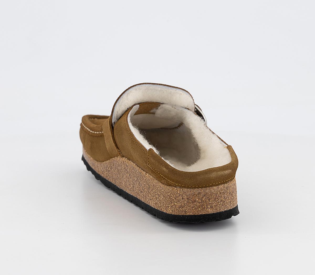 BIRKENSTOCKBuckley Shearling Shoes Tea