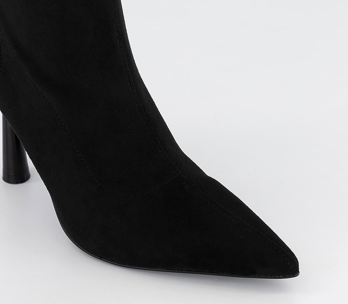 OFFICEAriella Point Stretch Pull On Ankle BootsBlack