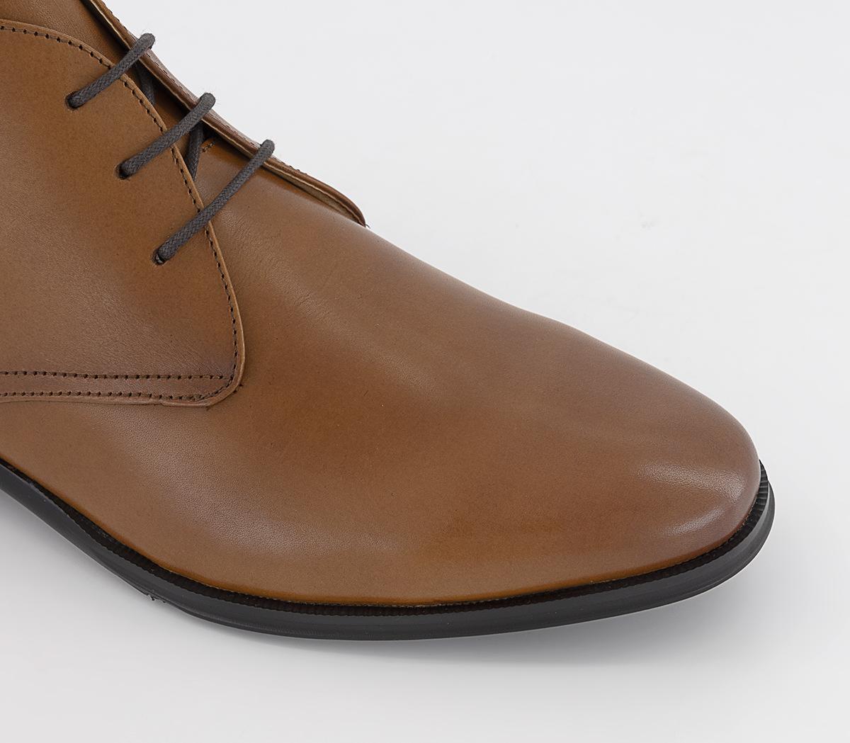 OFFICE Blake Formal Chukka Boots Tan Leather Men’s Boots