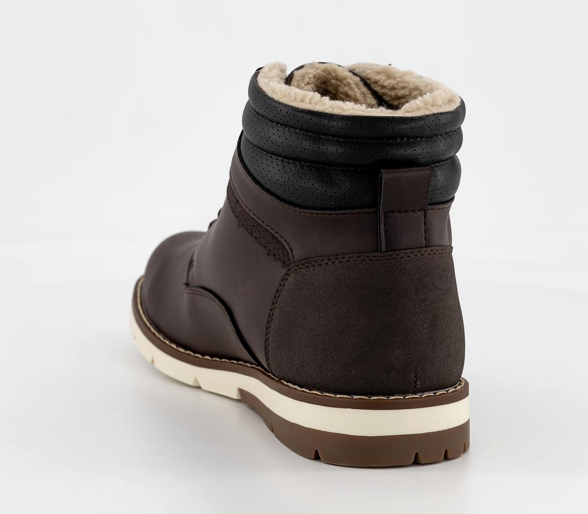 OFFICEBrookwood Borg Linned Hybrid BootsBrown